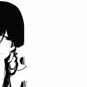 髪の毛垂らしてみた。