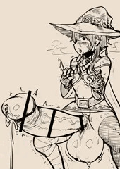 でかチンでか下半身がに股乳首つねりめぐみんの画像ください