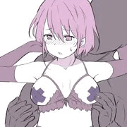 乳首にばってんテープ