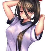 ちょっと透けてる風の体操服ハスミ