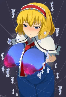 【Skeb】アリス・マーガトロイドVS乳首ねぶり魔力吸収スライム