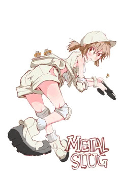 メタスラ フィオちゃん、武器を隠し持ってないか検査される編