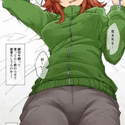 原稿あけに寝落ちした荒木先生にいたずらするらくがき