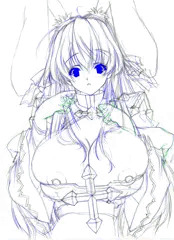 らくがき「おっぱいＡＢ」さん立体マウスパット用絵