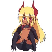 褐色金髪竜娘らくがき
