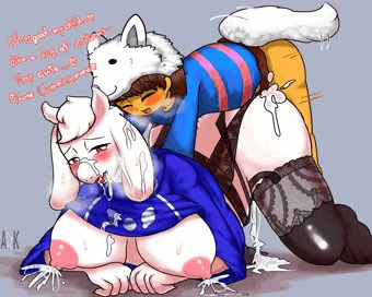 Toriel　♥　dog frisk