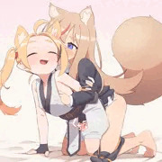 モカちゃんとコナツくんすまたなかよし