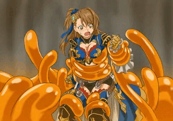 [コミッション]ベアトリクスとオレンジスライムpart1