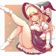 東方金髪の子