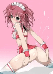 メイド水着のちゃちゃのん