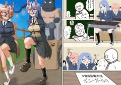 午年なので昔に中途で放置してたJKポニーガール職場体験漫画を仕上げ
