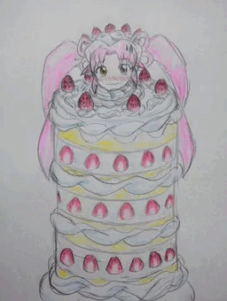 お菓子拘束その１ ショートケーキ