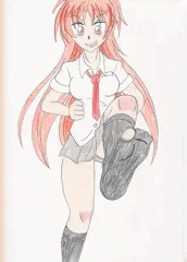 杏子ちゃんの脚で