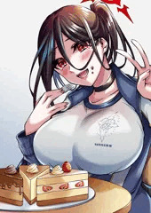 【ブルアカ】体操服ハスミ。