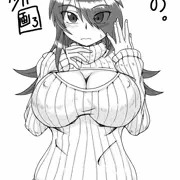 例のタートルネック。