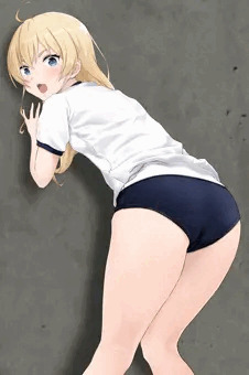 後ろ向きブルマ