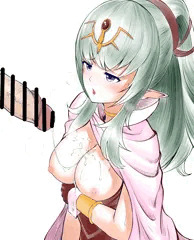 3000歳に乳内射精
