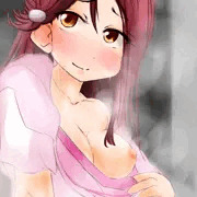 梨子さんの汗だくおっぱい