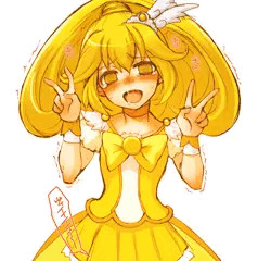 キュアピース落書き
