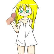 ただチンコを握って眺めるロリ