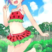 水着でかしこまっ♪