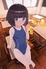 「あ、新しい水着、どうですか……？」