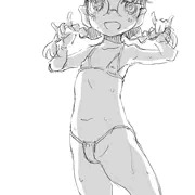 おさげと福田。