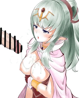 3000歳に乳内射精