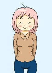 ややぽっちゃり気味モブ子