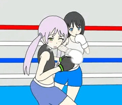 桜井緩花(さくらい ゆるか) vs 巴菜美 咲菜(はなみ さきな) 女子ボクシング