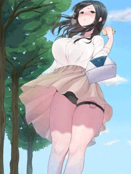 おや！？ おねーさんのようすが・・・！