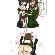 ふたなり風紀委員とモブ女子生徒
