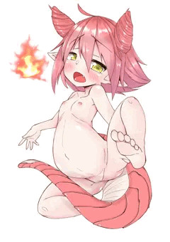ボテ腹ドラゴン娘