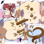 シャミ桃貝合わせ脱糞プレイ