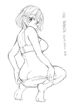 X朝練習絵まとめ#41〜#50