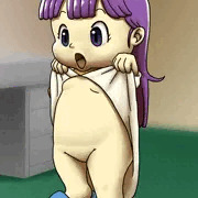 出来立てで眼鏡とおっぱいとへそとおまんこがない則巻アラレ