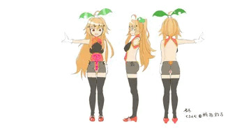 「スケベ衣装イラコン」ニジエたん　ドスケベ衣装　ドレス案