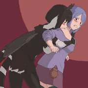 蚊娘と女の子