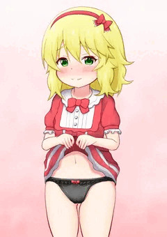 見せてくれる、桃華ちゃん