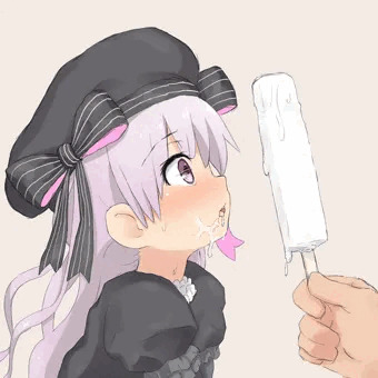 ナーサリーちゃんが○○○を物欲しそうに見つめる絵
