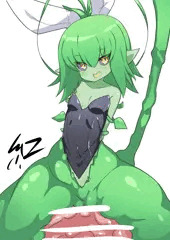 もんぱら落書き～グリーンなバニー編～
