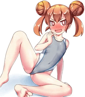 上野さん×競泳水着