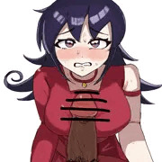 絵チャ落書き　デュエマアニメ初期ヒロイン+V