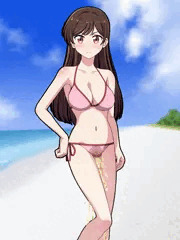 「水〇千鶴」のビキニ水着お漏らし