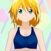 金髪の女の子