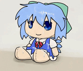 チルノちゃんのぬいぐるみに