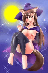 ハロウィン 狼女＋魔女影狼