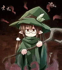 油断しているところを背後から触手に襲われちゃった魔法使いちゃん