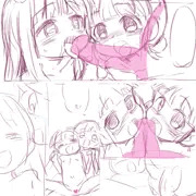 主にケベスベスに催眠堕ちしたククリのラフ（ボテ・人間竿含む）