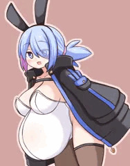 黒うさバ妊婦